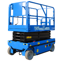 Wanlift Genie Design Elektrische Hydraulische Scherenhebebühne Mini Mobile Hebebühne Stahl 4-Personen-Kapazität für Bauarbeiten