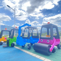 Chariot élévateur à fourche pour enfants Moetry, sans moteur, véhicule de construction, en plastique écologique, utilisation intérieure/extérieure, haute qualité, développement des compétences motrices
