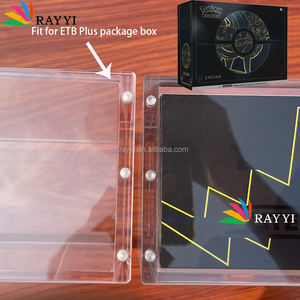 RAY YI Boîte d'entraînement Elite écologique, version Plus, noir et or, pour <span class=keywords><strong>Zacian</strong></span> & Zamazenta Acrylique <span class=keywords><strong>ETB</strong></span> Plus - Product Image 5