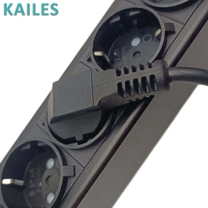 שקע חשמל תעשייתי KAILES PDU 12 שקעים C13 ניתנים לנעילה 220 וולט 16 אמפר AC חד פאזי, ניתן להתאמה אישית, מאלומיניום, בעל הספק גבוה - Product Image 3