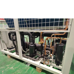 ปั๊มความร้อนอากาศสู่น้ำ 65KW 130KW ใช้สารทำความเย็น R410A สำหรับทำความเย็นและความร้อนในโรงแรม - Product Image 6