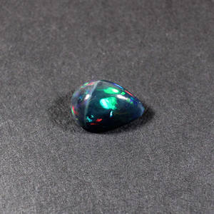 15X10MM อัญมณีทรงหลวมทำมืออัญมณีอัญมณีทรงลูกแพร์โอปอลธรรมชาติสีดำแบบ5.45Cts - Product Image 3