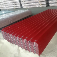 Tôles de toiture ondulées prépeintes 0,4-0,8 mm Revêtement Al-Zn 55% Peinture PVDF Garantie 20 ans Services de découpe/soudage/pliage