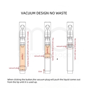 C602+K21 Stylo cosmétique vide en plastique à clic, design personnalisé, 6ml 6.5ml, pour retouches de peinture, pour stockage - Product Image 6