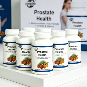 Vente en gros d'usine OEM Marque privée Vitamines à base de champignons et de plantes Capsules de Palmier Nain pour la santé de la prostate Suppléments pour la santé de la prostate masculine - Product Image 4