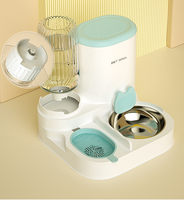 Distributeur d'eau et de nourriture 2-en-1 écologique et étanche pour chiens - Solution de repas pour animaux de compagnie