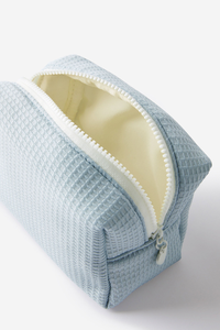 Sacs <span class=keywords><strong>de</strong></span> toilette durables et colorés en tissu gaufré avec fermeture à glissière, style tendance pour la mariée, cosmétiques et maquillage, entrepôt <span class=keywords><strong>GA</strong></span>, cadeau - Product Image 2