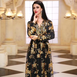 SIPO Top Fashion Ramadan Abaya Musulman Islam Muslim <b>Dress</b> Moden Habaya <b>Lace</b> Bordir Djellaba Bertekstur Gamis Motif for Female - Product Image 2