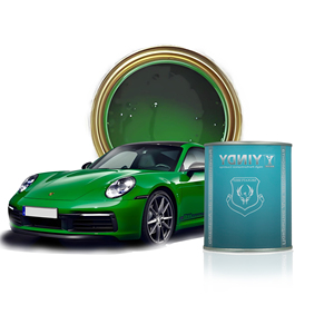 Peinture automobile personnalisable A21/A228, peinture de réparation automobile de couleur jaune vert, peinture de <span class=keywords><strong>carrosserie</strong></span> automobile noire, revêtement 1K acrylique, peinture automobile - Product Image 1