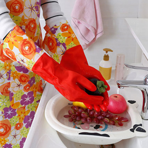 تنظيف المطبخ العميق قوة إضافية قفازات واقية متينة التنظيف المنزلي - Product Image 2