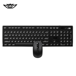 LVKIDRON Clavier multimédia silencieux 2.4G Récepteur 10m Connexion stable Clavier sans fil Souris Combos AA Batterie pour ordinateur portable - Product Image 6