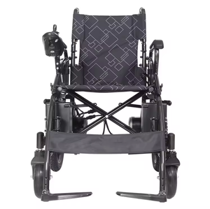 Trọng lượng nhẹ xe lăn điện gấp Bluetooth điều khiển từ xa điện di động Scooter rollator đi bộ Viện trợ xe lăn - Product Image 5