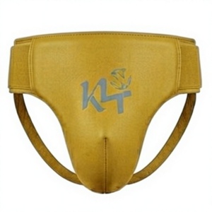 Men's Gold Neoprene Contoured Groin Protection <b>Belt</b> Breathable Boxing <b>Waist</b> Support All Seasons - Product Image 1
