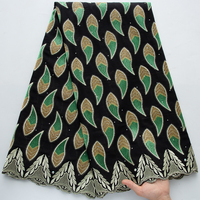 4961 Tissu en dentelle nigériane Kalume, prix de gros, tissu en dentelle suisse en coton africain élégant pour robe de soirée