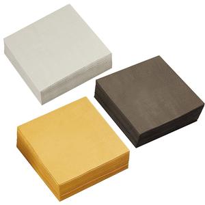 Serviettes en papier colorées carrées jetables, 20 feuilles par paquet, pour fêtes d'anniversaire, décorations de table, respectueuses de l'environnement - Product Image 2
