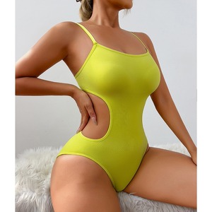 วิวิบลูค์ Z409BS เสื้อเซ็กซี่แขนกุดเว้าหลังเว้าอกทรงเข้ารูปไซส์ใหญ่ บอดี้สูทแบบชิ้นเดียวสำหรับผู้หญิง ชุดรอมเปอร์ฤดูร้อน - Product Image 3