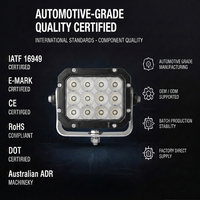 T4 / T5 / T6 / T7 / T8 Compatible avec CASE IH Farmall / Maxxum / Puma / Magnum IP69 9-32V DC CE ECE R10 LED étanche IP69