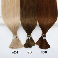 Cheveux bruts non traités usine en gros naturel vierge 100% humain Remy Extension de cheveux cuticule alignée cheveux en vrac en vrac