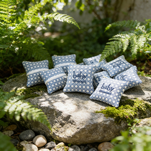 Un sac à besamim (épices) juif est un petit sac à cordon, parfois brodé ou artistique, utilisé le samedi. - Product Image 2