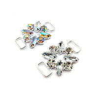 Neuankömmling IFBB Fitness Posing Wettbewerb Bikini Connector Western Strass Schnallen Schuhe Gürtel Taschen Kleidungs stücke Kristall