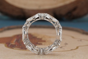 Anillo de Diamante Cultivado en Laboratorio de Oro de 14K para Mujer, Joyería Fina, Diamante Sintético Certificado por IGI, Anillo de Compromiso, Boda, Aniversario - Product Image 5