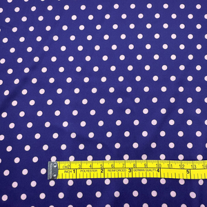 150cm Wide Trendy Custom Purple Dot Print Classic Design Elastic Silk Satin <strong>Fabric</strong>, Suitable for Silk <strong>Dresses</strong> - Product Image 2