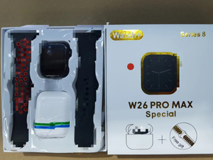 W26PRO MAX relógio inteligente dois-em-um relógio esportivo e para <span class=keywords><strong>Bluetooth</strong></span> Headset IP67 impermeável Atividade <span class=keywords><strong>Tracker</strong></span> - Product Image 6