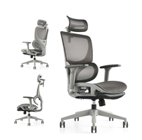 Chaise de bureau ergonomique en gros avec dossier en maille, chaise pivotante moderne pour le bureau et la maison, chaise d'ordinateur
