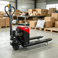 Chariot transpalette électrique QMIGA neuf de 3 tonnes, alimenté par batterie 48V, fourches de 1160 mm, chariot à conducteur marchant à l'avant pour terminal de fret