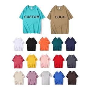 Camiseta Formal de Trabajo para Hombre, 260 g/m², Algodón Puro Grueso, Talla Grande, con Logotipo Personalizado Impreso y Bordado, Venta al Por Mayor - Product Image 1