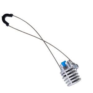 Abrazadera de tensión de cuña de aluminio para anclaje de cable de fibra óptica aéreo, accesorios para exteriores - Product Image 4