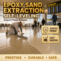 Peinture époxy auto-nivelante pour sols, kit de durcisseur de résine à deux composants, haute résistance, pour garage, parking