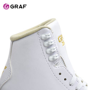 Scarpe da Pattinaggio Artistico per Donna, Taglia Giovanile, Tomaia in Pelle e Materiale Sintetico con Fodera in Rete, Adatte ai Principianti, per Uso Invernale - Product Image 2