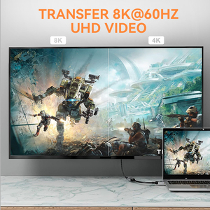 Nhà Máy Bán Buôn 8K 60Hz Dp Để <span class=keywords><strong>HDMI</strong></span> Adapter Cable <span class=keywords><strong>DisplayPort</strong></span> 1.4 Để <span class=keywords><strong>HDMI</strong></span> 2.1 Adapter - Product Image 2