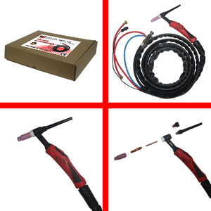 WP-18 ngọn đuốc <span class=keywords><strong>Tig</strong></span> cho 300amp <span class=keywords><strong>350amp</strong></span> 400amp 4M hàn ngọn đuốc - Product Image 3
