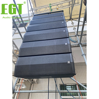 Sistem Audio Pro Pasif 2 Arah Dual Speaker Line Array 10 Inch 600W untuk Panggung Konser Suara Langsung Acara Luar Ruangan Sewa Konser