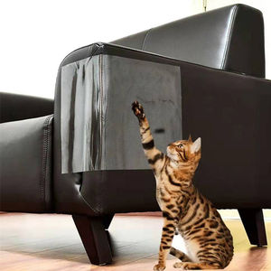 8 fogli 10 \ "X 16 \" Double face Anti-graffio per addestramento di gatto nastro adesivo in poliestere acrilico sensibile alla pressione attivato con acqua - Product Image 1