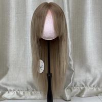 Perruque en cheveux humains naturels avec dentelle frontale, invisible, sans couture, résistante à la chaleur, brillance naturelle, qualité supérieure, cheveux humains non traités, prête à être expédiée