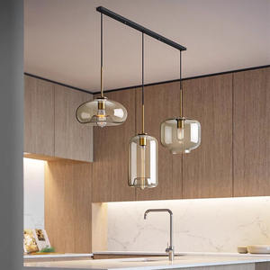 Şeffaf cam küre lamba restoran Bar Modern Minimalist tek kafa kişilik yaratıcı küresel kabarcık kolye lambaları. - Product Image 2