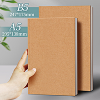 Fabricant de cahiers scolaires en papier kraft A5 B5 lignés vierges en vrac bon marché vente en gros