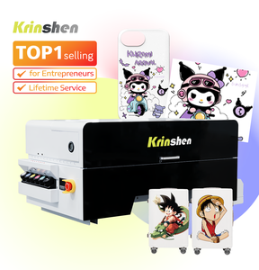 Krinshen imprimante Uv Dtf vente directe d'usine nouveau rouleau à rouleau imprimante d'autocollants Uv Dtf pour étui de téléphone bouteille verre métal autocollant - Product Image 1