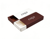 Boîte cadeau coulissante en papier kraft rigide, écologique et portable, pour poudre libre, blush, crème pour les yeux, parfum, de qualité supérieure
