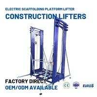 Plateforme élévatrice électrique pour échafaudage, certifiée CE, pour travaux de construction et de décoration intérieure, directement de l'usine