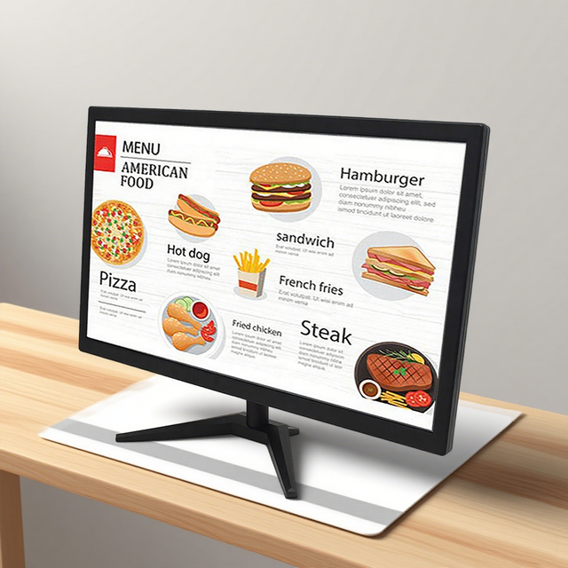 24" Kitchen Displaycomputer 1920*1080 Touch Screen Digital Signage Kds System Pos System Wall Mounted Kitchen Display Screen