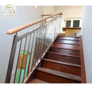 Thanh Lan Can Gỗ Tùy Chỉnh Thanh Lan Can Bằng Thép Không Gỉ Thanh Lan Can Thanh Lan Can Bằng Thép Không Gỉ Kim Loại Hệ Thống Lan Can - Product Image 2