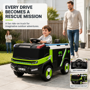 <span class=keywords><strong>Camion</strong></span> <span class=keywords><strong>de</strong></span> pompiers électrique pour enfants <span class=keywords><strong>12V</strong></span> 4.5AH, double siège, rechargeable, avec télécommande sans fil, grande voiture jouet à conduire pour enfants - Product Image 4