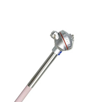 Sonde de température à thermocouple de type WEDONE J K T E N, connecteur de câble fileté personnalisé pour contrôle de processus industriel de haute précision