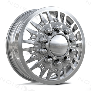 Jantes forgées de 22 pouces 22x8.25 24x8.25 26x8.25 8x170 8x210 polies miroir pour Ford F350 Chevy Silverado 3500 DRW - Product Image 2