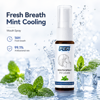 Spray buccal portable citron menthe aux ingrédients naturels 20ml – Haleine fraîche longue durée, soin buccal instantané