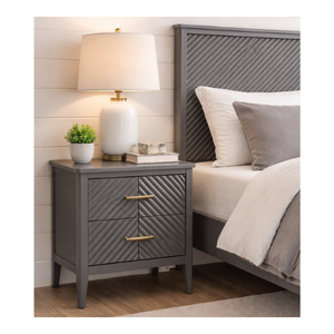 Modern Design Eco-Friendly High Grade Wooden Bedroom Furniture Sustainable Solid Wood <b>Bedside</b> <b>Table</b> Nightstands - Product Image 1